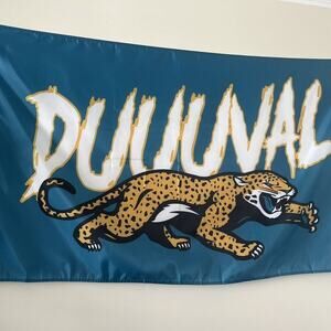 Jacksonville Jaguars Throwback Flag 3x5 Feet DUUUVAL Brand New Indoor/Outdoor